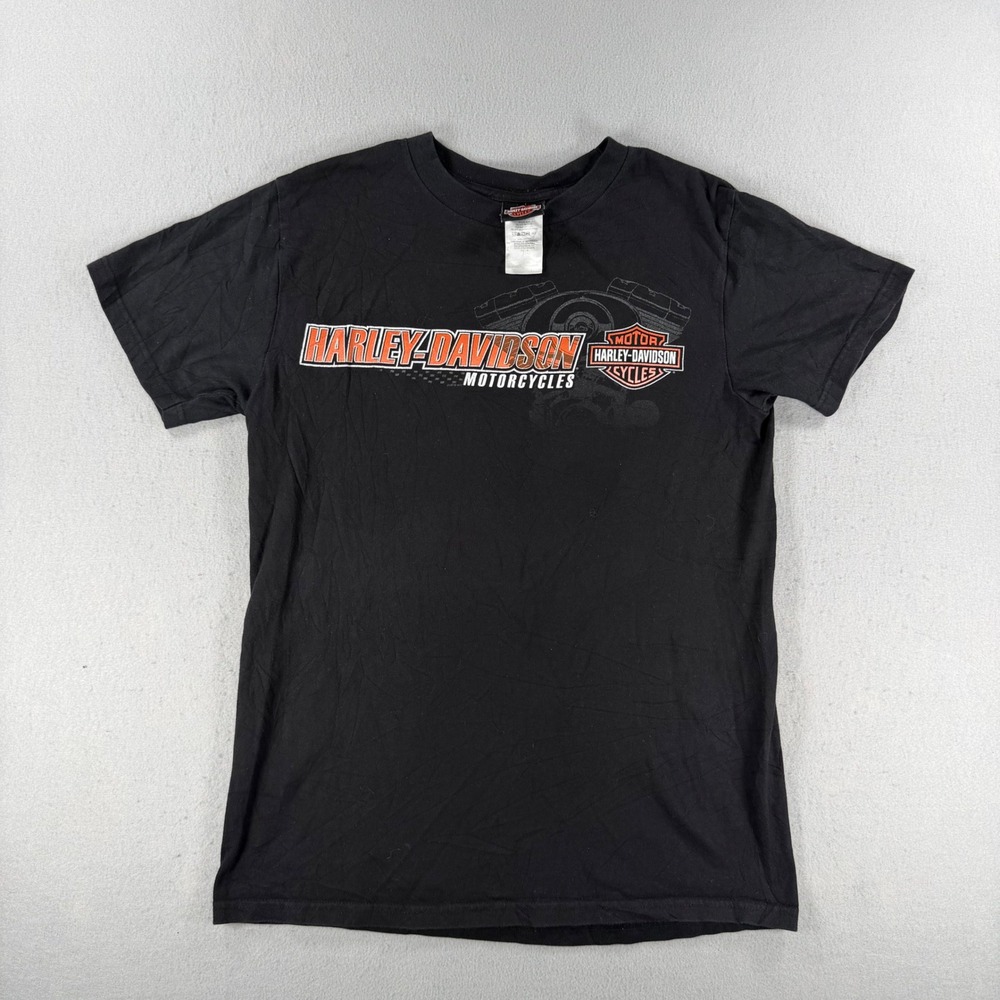 Harley Davidson T Shirt Mens Medium Black Alamo City San Antonio TX Graphic 2010